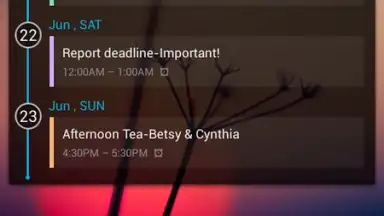 GO Calendar Widget скриншот 5