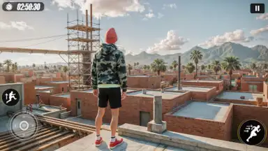 Going Up Jump Parkour Rooftop скриншот 5