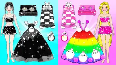 Chibi Doll Dress Up DIY Games скриншот 4