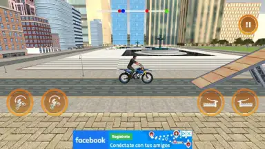 London City Motorbike Stunt Riding Simulator скриншот 8