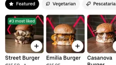 Uber Eats скриншот 3