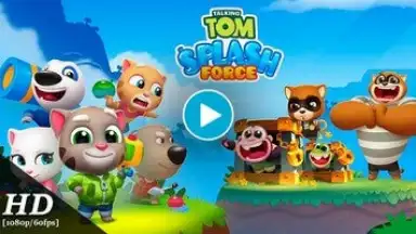 Talking Tom Splash Force скриншот 1