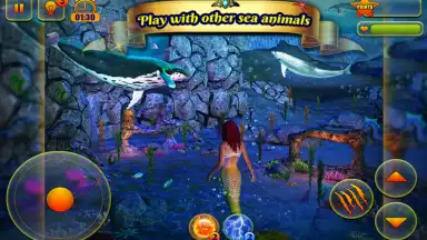 Cute Mermaid Simulator 3D скриншот 4
