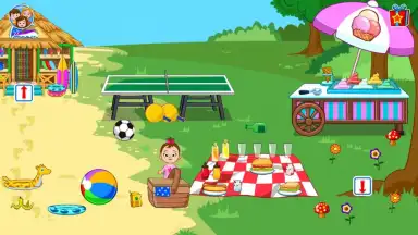 My Town: Beach Picnic скриншот 3