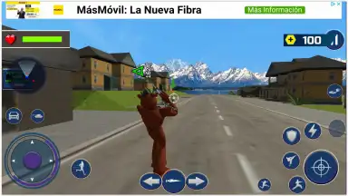 Bear Rope Hero Vice Town скриншот 8