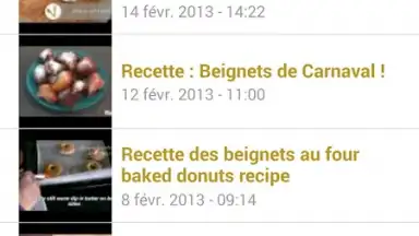 Recettes de Beignets скриншот 2