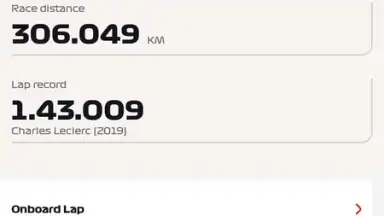 Official F1 ® App скриншот 16