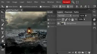 Photopea скриншот 2