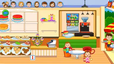 My Town : Bakery Free скриншот 1