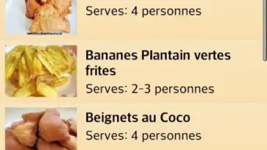 Recettes Africaines скриншот 1