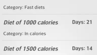 Diets for losing weight скриншот 16