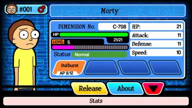 Pocket Mortys скриншот 12