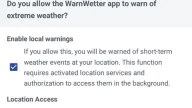 WarnWetter скриншот 2