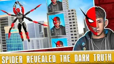 Black Spider Rope Superhero скриншот 9