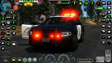 US Police Games Car Games 3D скриншот 3