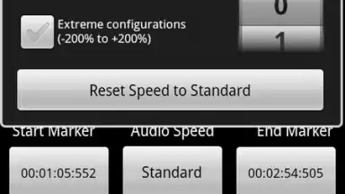 Audio Speed Changer скриншот 1