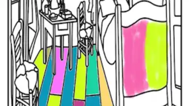 Vincent van Gogh Coloring Book скриншот 3