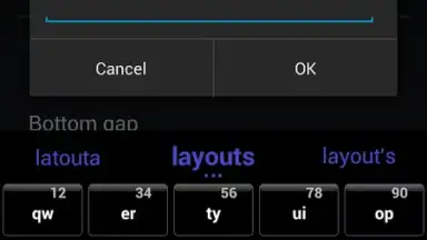 Jelly Bean Keyboard 4.3 скриншот 6