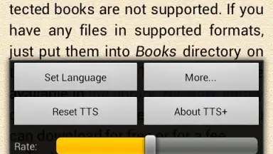 FBReader TTS+ Plugin скриншот 1