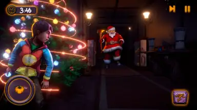 Scary Santa Horror Escape Game скриншот 2
