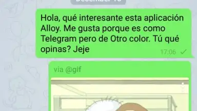 Alloy -free messaging app скриншот 2