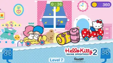 Hello Kitty games - car game скриншот 5