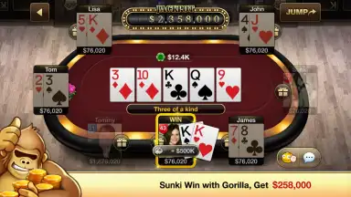 Gorilla Poker скриншот 1