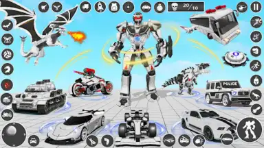 Dragon Robot Car Transform скриншот 3