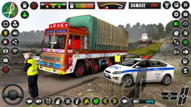 Indian Truck Cargo Lorry Games скриншот 5