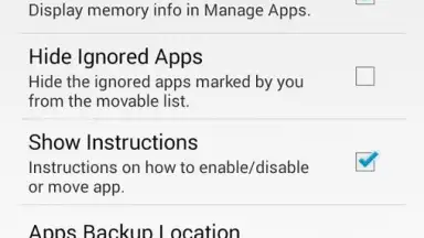Manage Apps (App 2 SD) скриншот 1