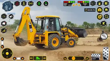 Snow Excavator Construction 3D скриншот 2