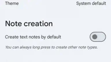 Google Keep скриншот 2
