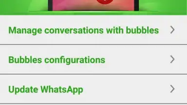 Bubbles for WhatsApp скриншот 1