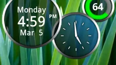 Rings Digital Weather Clock скриншот 4