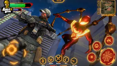 Iron Super Hero - Spider Games скриншот 5