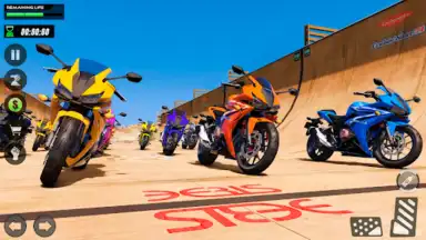 Mega Ramp Stunt - Bike Games скриншот 7