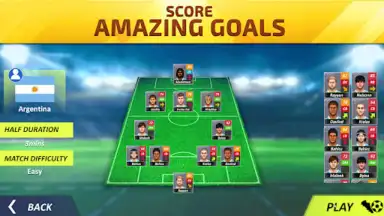 Football Soccer League Game 3D скриншот 3