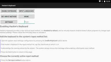 Hacker's Keyboard скриншот 7