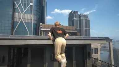 Only Going Up Parkour Rooftop скриншот 2