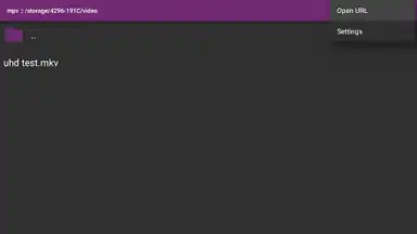 MPV Player скриншот 4