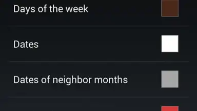 Month Calendar Widget скриншот 3
