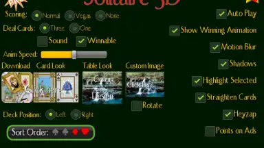 Solitaire 3D скриншот 9