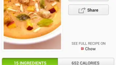 Recipes & Nutrition скриншот 1
