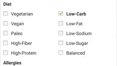 Recipes & Nutrition скриншот 15