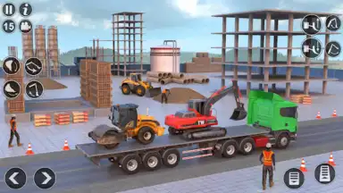 Road Construction Simulator 3D скриншот 1
