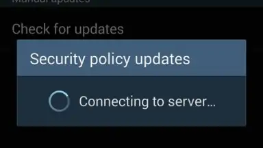 Samsung Security Policy Update скриншот 3
