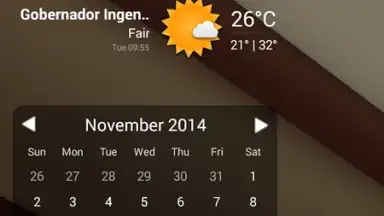 Month Calendar Widget скриншот 8