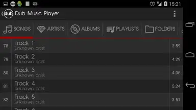 Dub Music Player скриншот 1