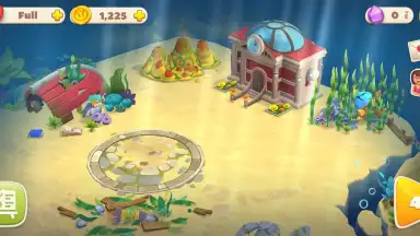 Undersea Solitaire Tripeaks скриншот 1