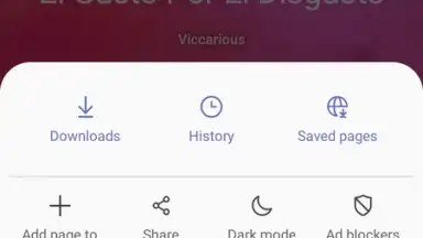 Samsung Internet Browser скриншот 1